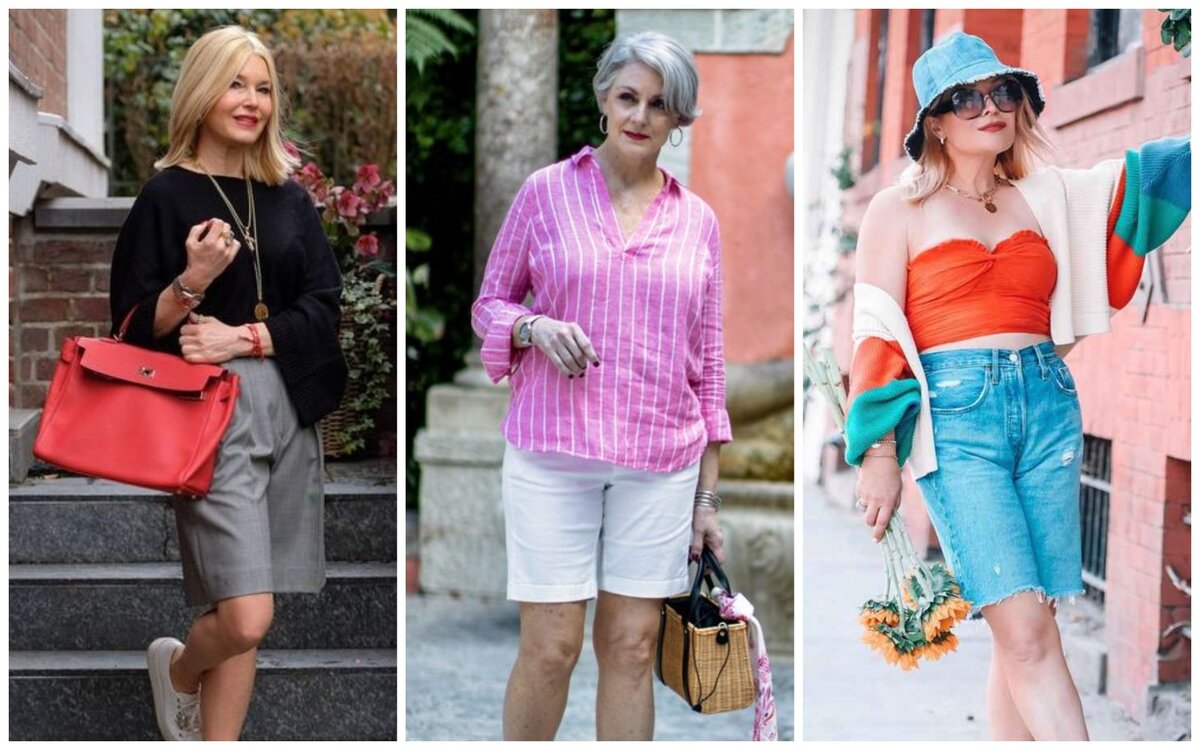 Шорты в возрасте 50+: 5 моделей, которые можно носить, не стесняясь