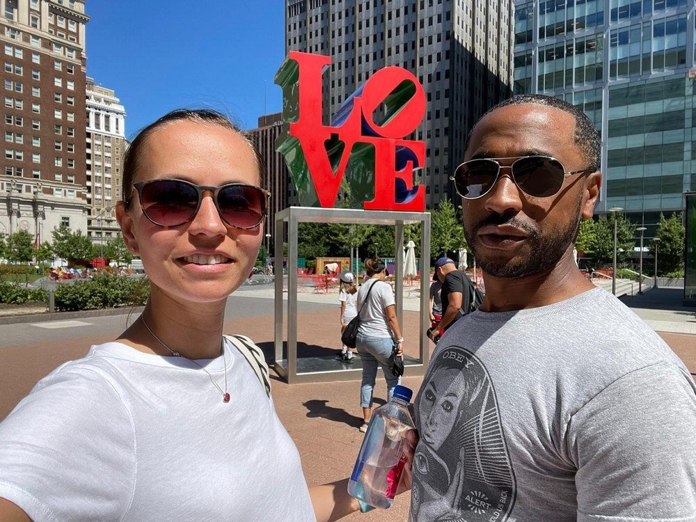 София с супругом 