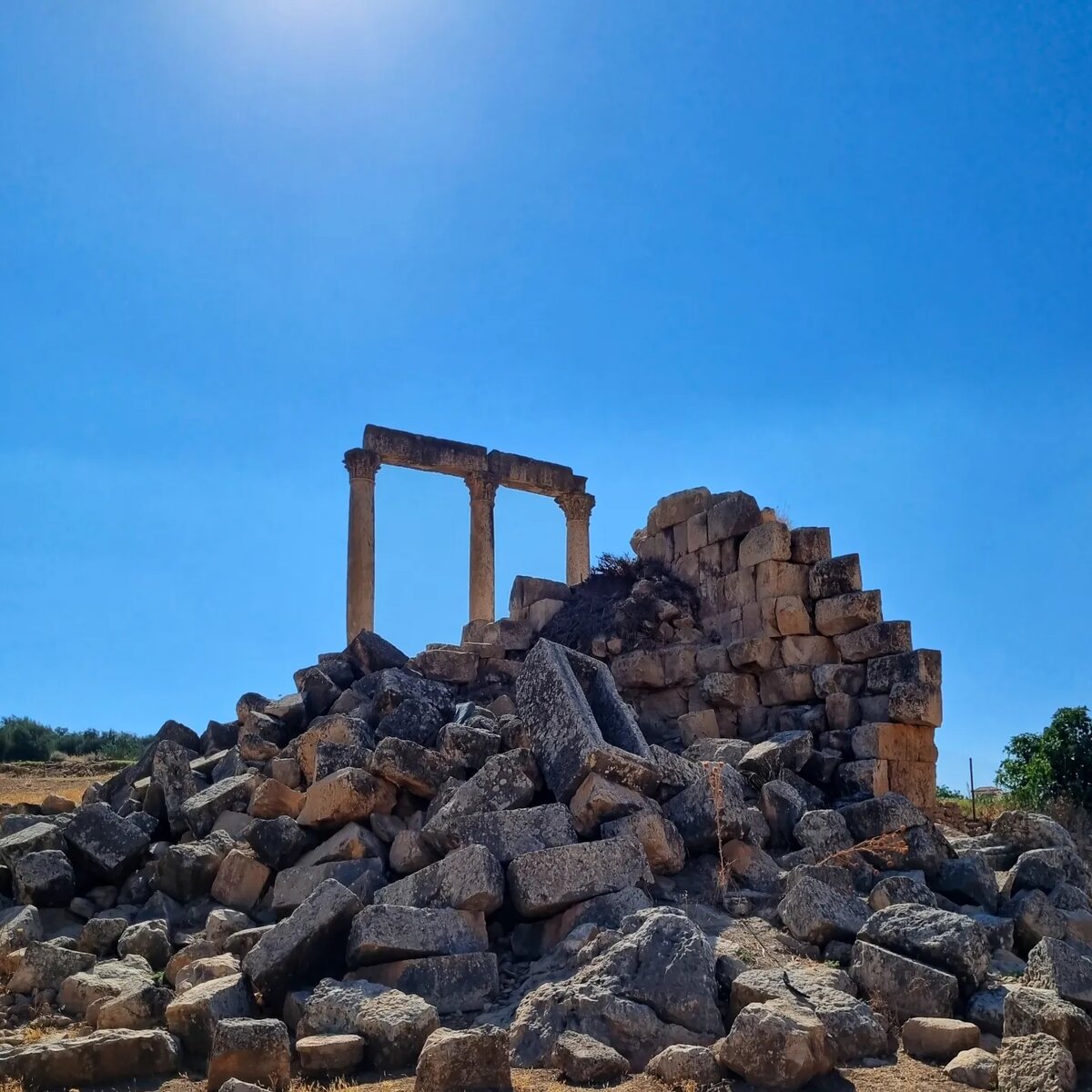 Римские развалины в Джераше, Иордания (фото автора)