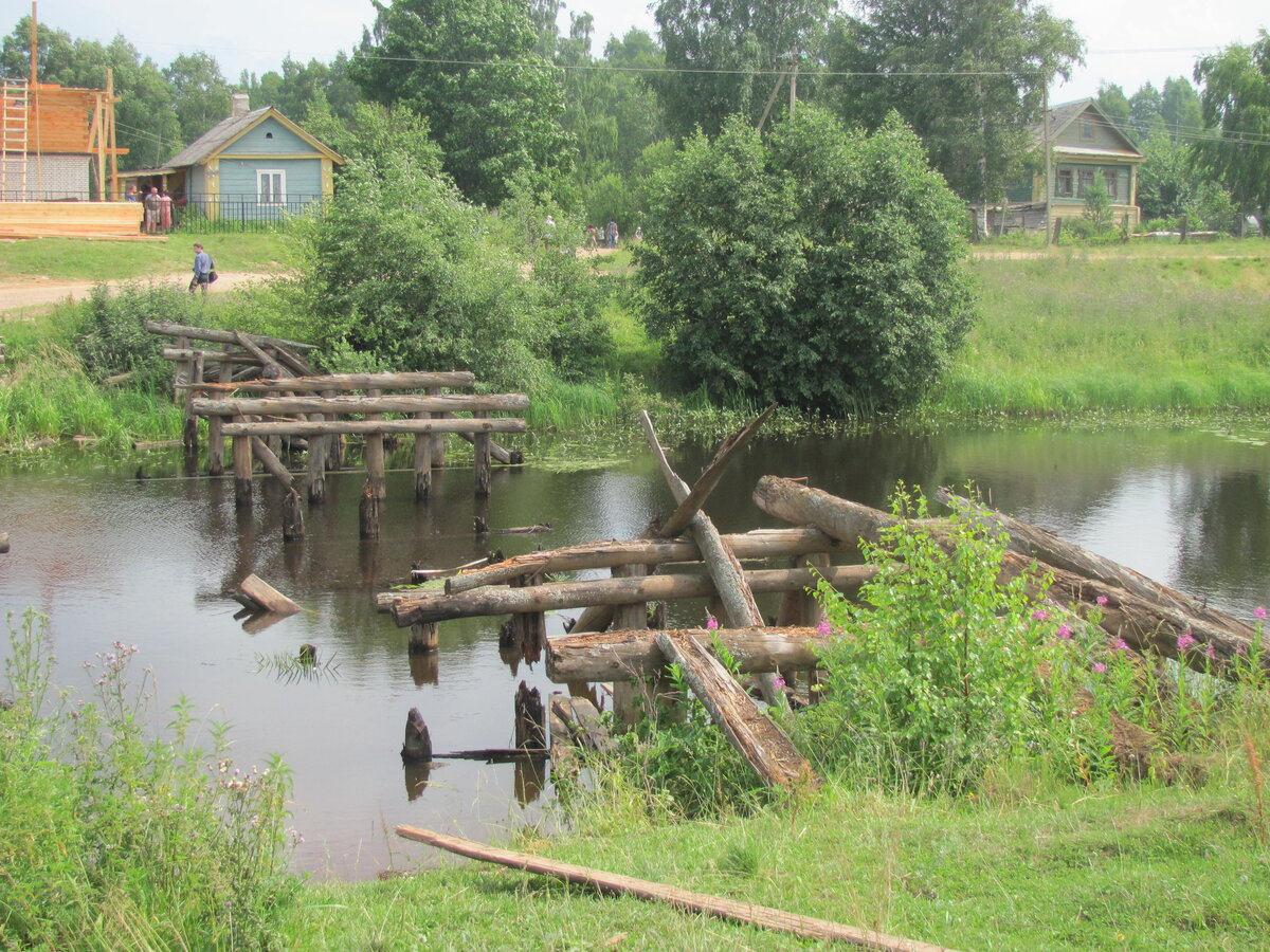 Староладожский канал у деревни Загубье