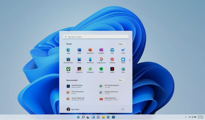 Очень похоже на мак, но это  windows 11