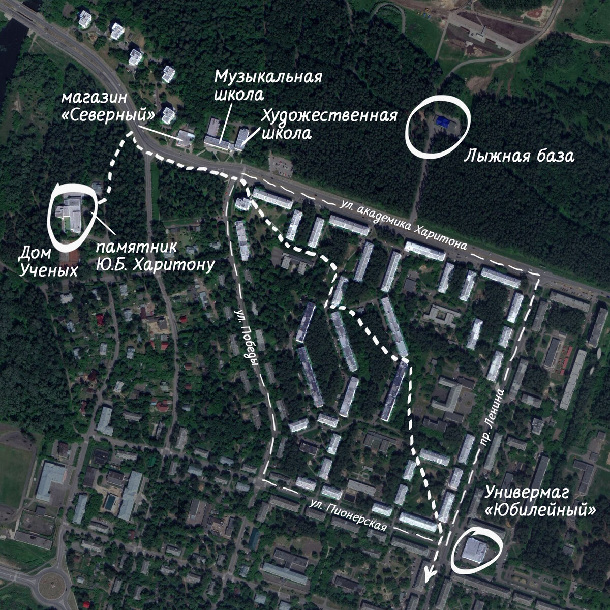 карта маршрута 