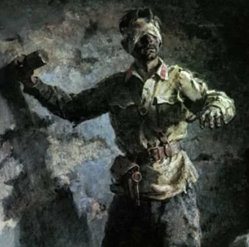 Фрагмент картины Николая Бута "Во имя жизни"