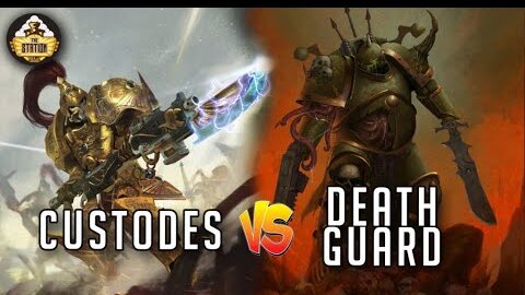 DEATH GUARD VS ADEPTUS CUSTODES | BATTLEREPORT NARRATIV 2000 pts | Warhammer 40k