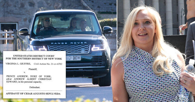 Prince Andrew (seen arriving at the Queen’s Balmoral estate)