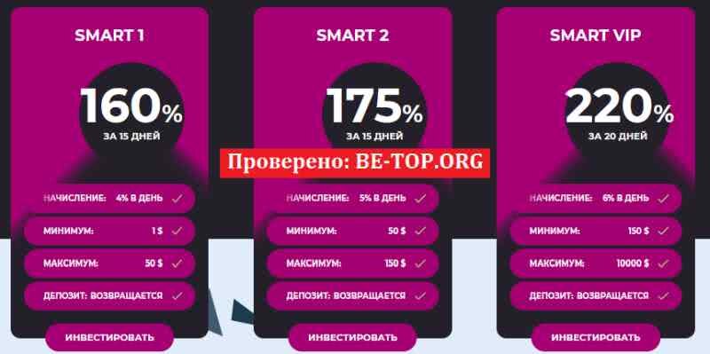 Возможность снять деньги с "SmartCoin" не подтверждена.