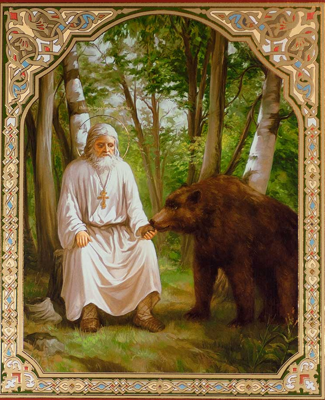 https://russian-crafts.com/russian-icons/icon-serafim-sarovskiy-with-bear.html