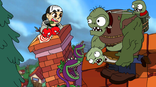 НА КРЫШЕ ЗОМБИ ТВОЕГО ► Plants vs. Zombies #08 ПвЗ | PvZ