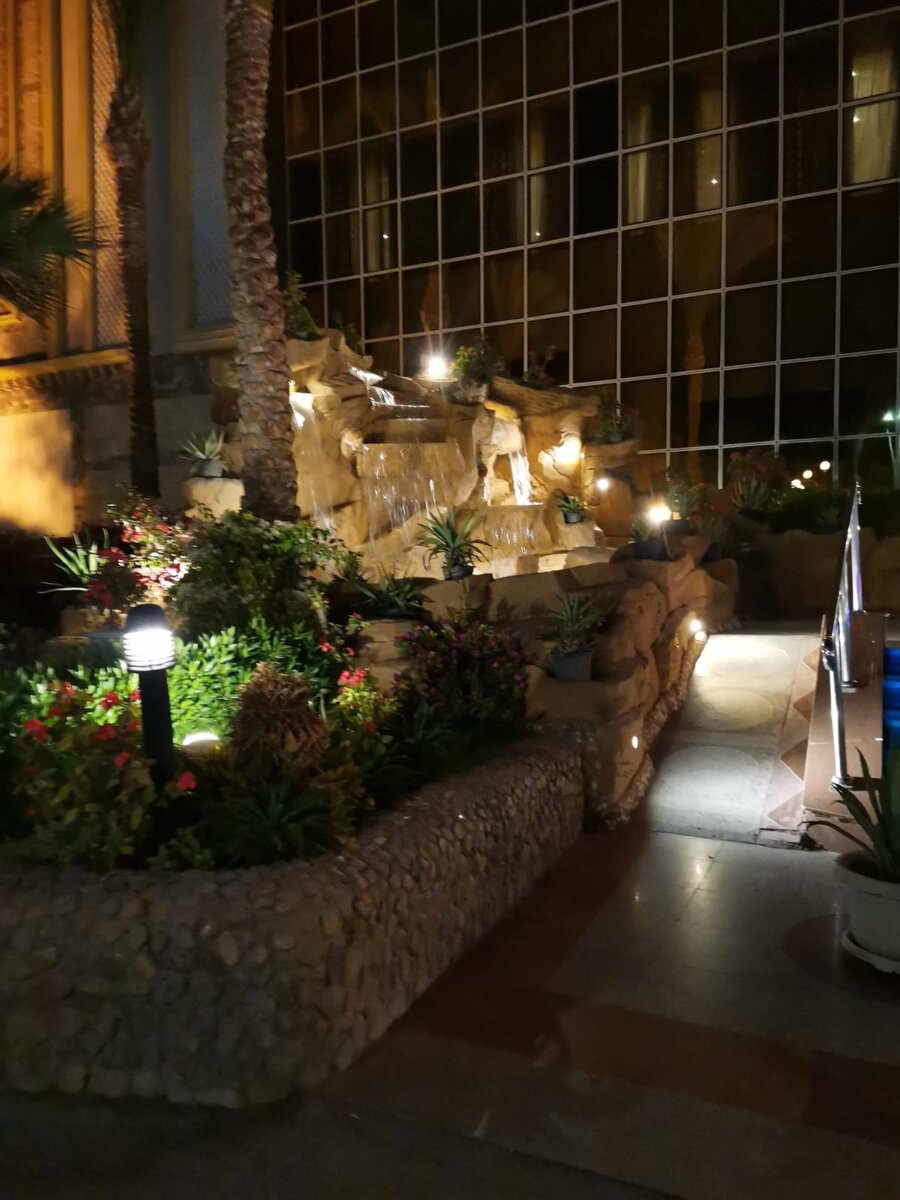 Вечерняя подсветка.