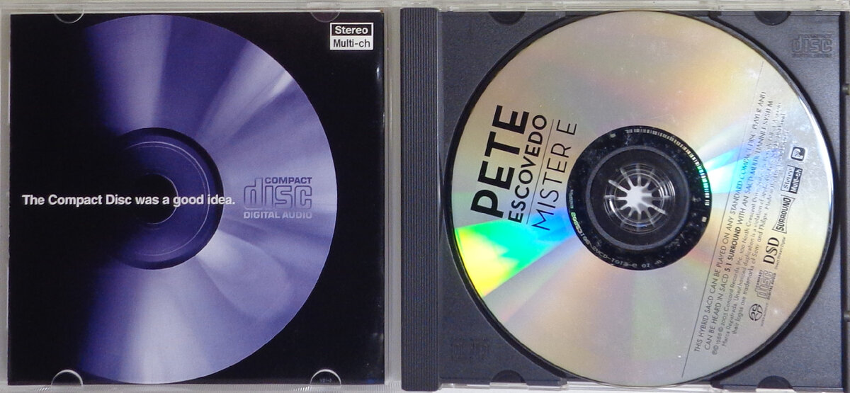 Pete Escovedo "Mister E" Hybrid SACD: 5.1 - disc