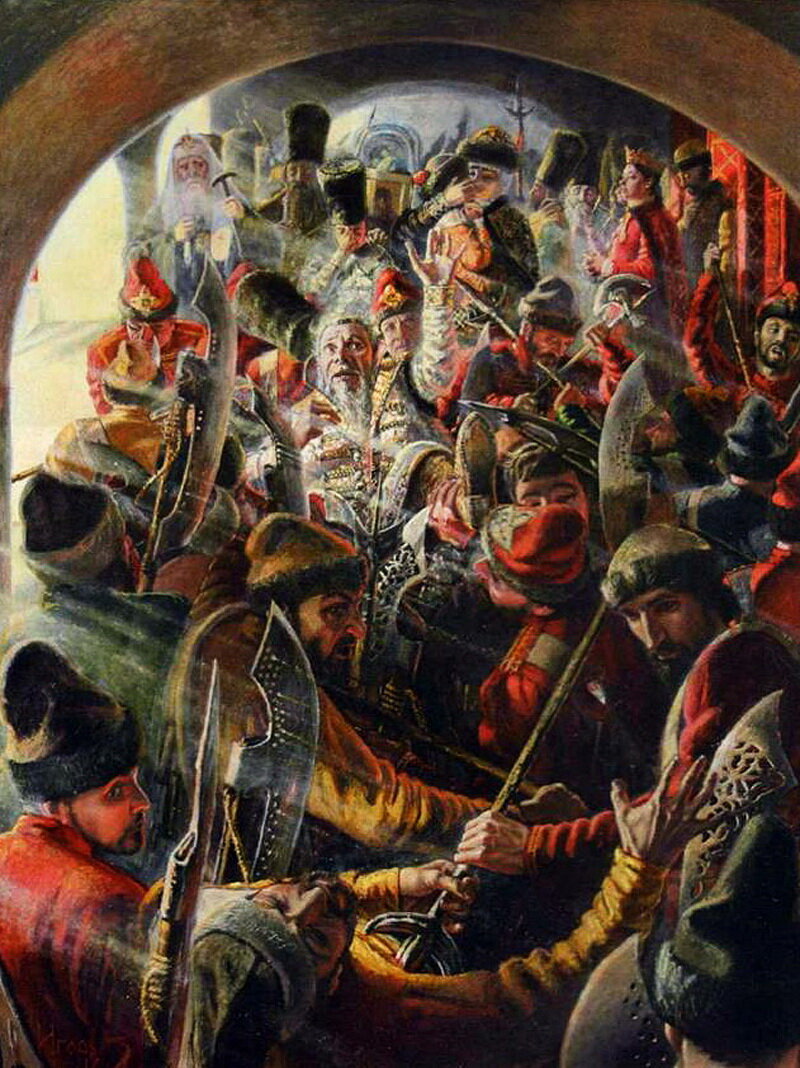 Картина а и корзухина мятеж стрельцов в 1682