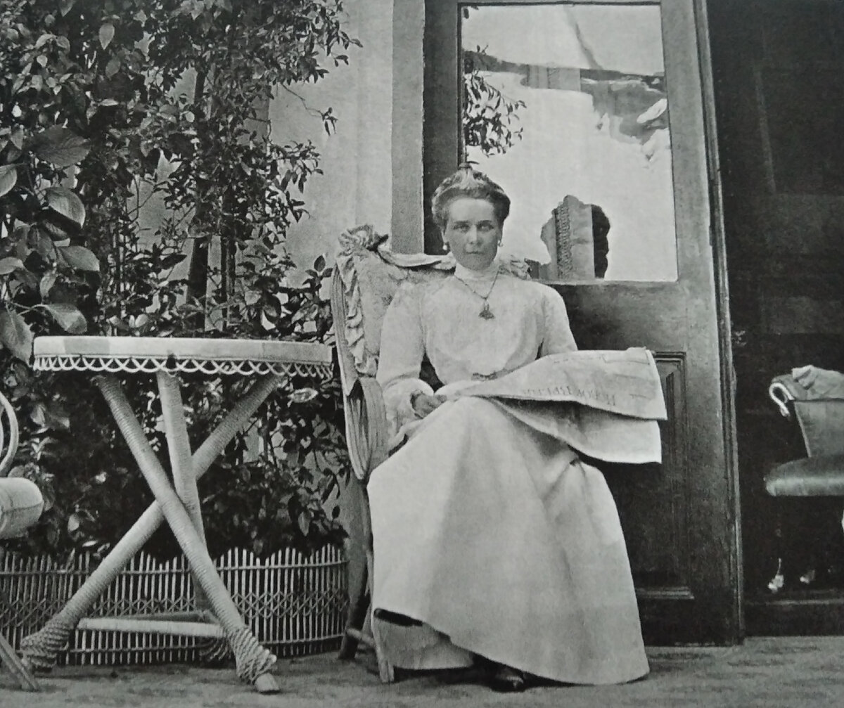 Княгиня З.Н. Юсупова в Архангельском, 1900-е.