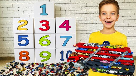 Mark Learn and play From 1 to 10 with Hot Wheels Cars