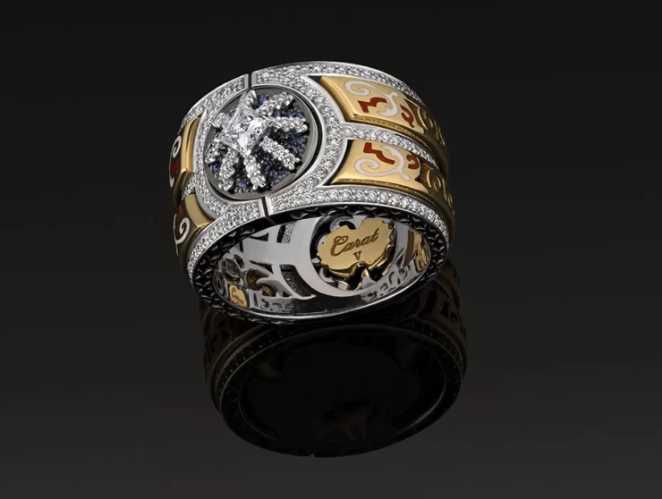 Кольцо «Русский Версаль» из коллекции «Петергоф». Фото: JF Carat