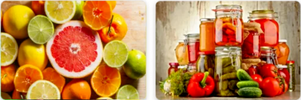 Кислотосодержащие продукты