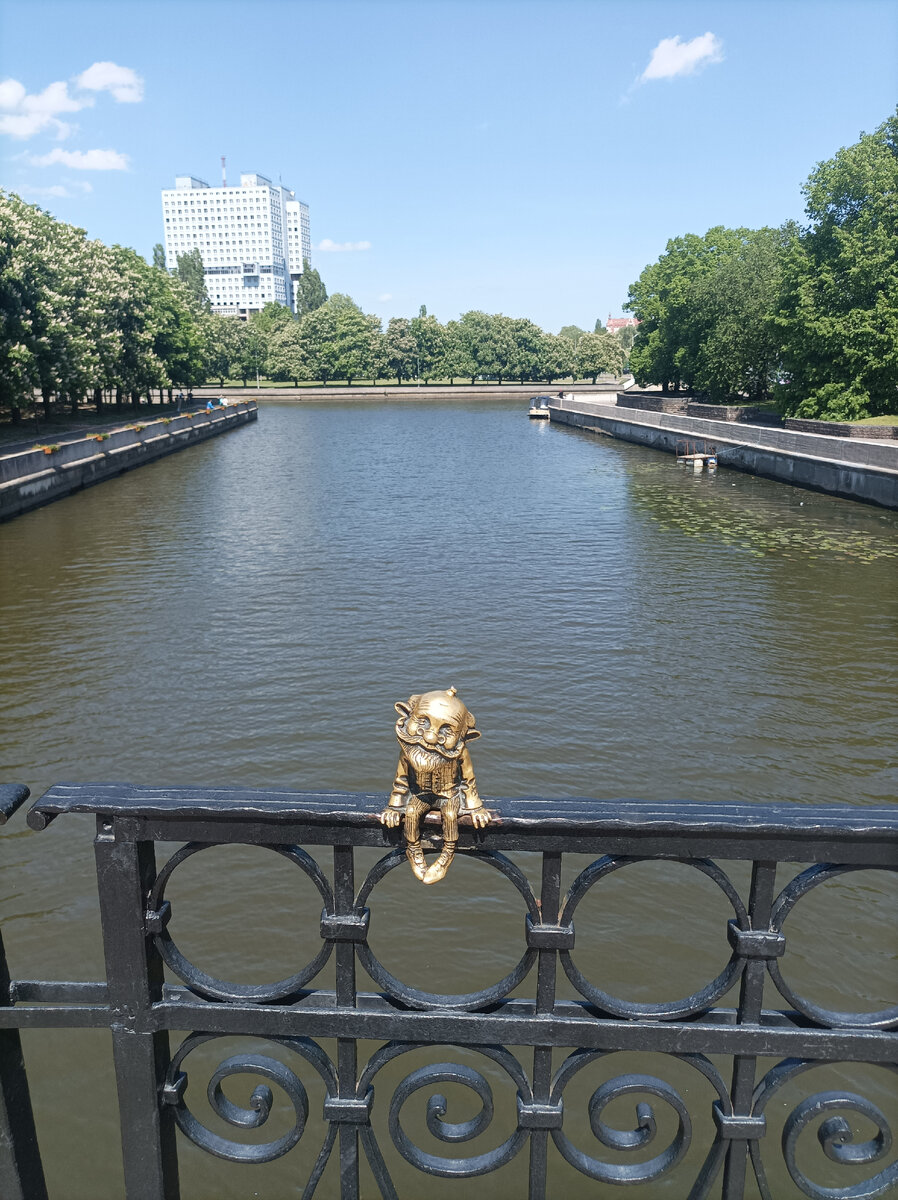 На Медовом на мосту Хомлин Карл как на посту
Счёт ведёт корабликам,
Облакам и зябликам. Фото из личного архива.