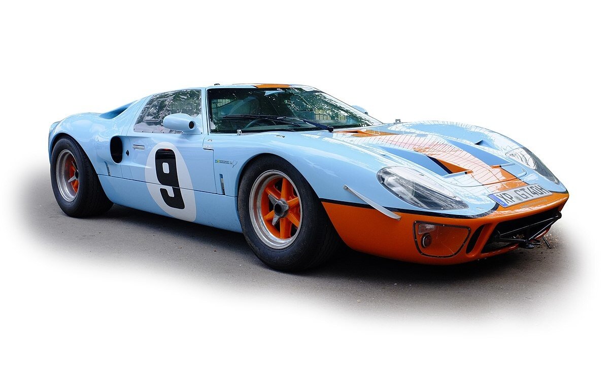 Ford gt 40 оранжевый