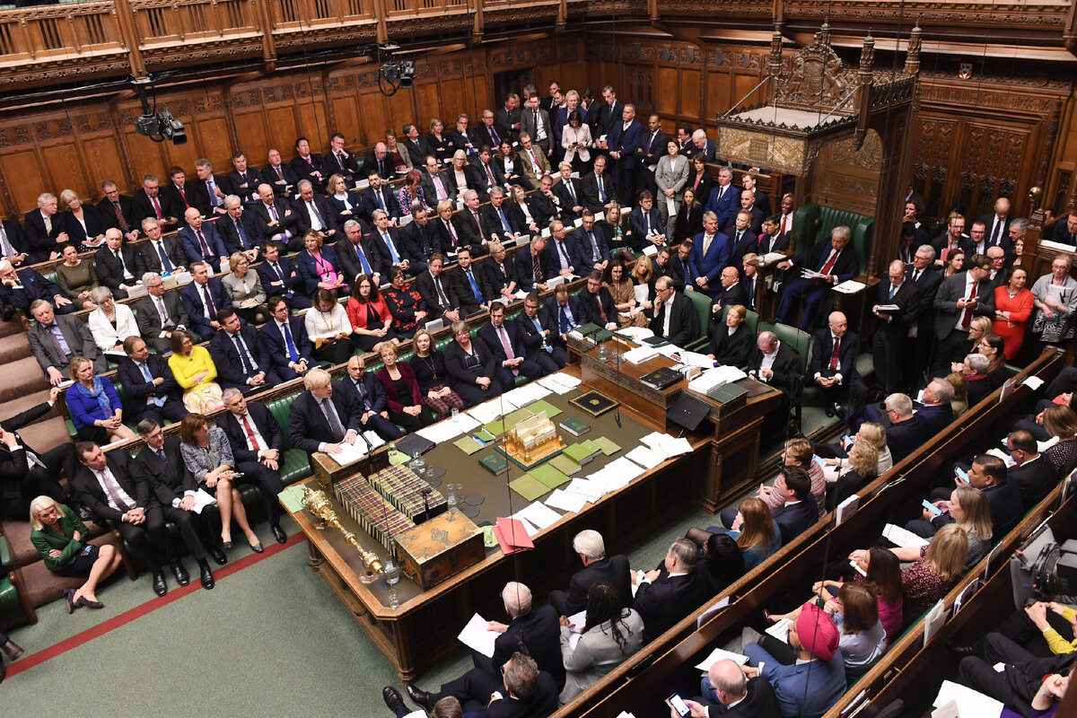 Заседание палаты общин парламента Великобритании