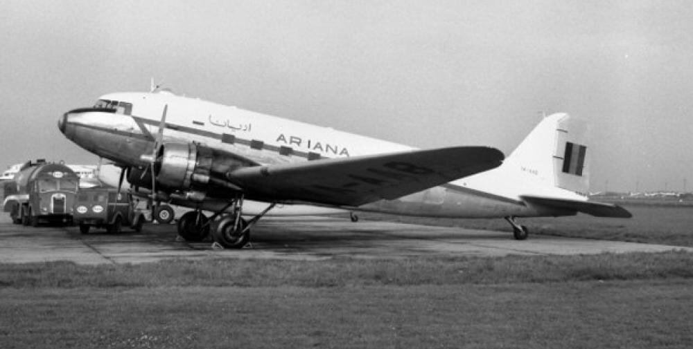 Самолет Douglas C-47-DL в Кабуле, фото 1969 года. Источник: https://www.baaa-acro.com/