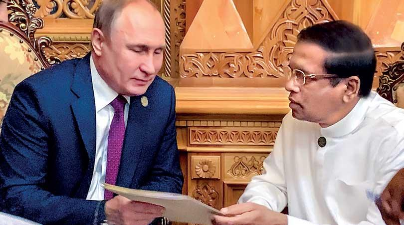 Президенты России и Шри-Ланки обсудили экономическое сотрудничество