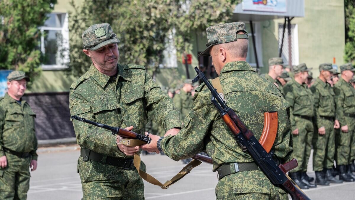    Мобилизованные жители города Севастополя и республики Крым принимают присягу© РИА Новости / Анна Садовникова