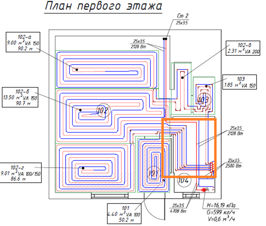 Как составить проект тёплого пола?