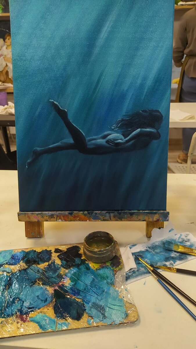 Хлопок 30×40, масло