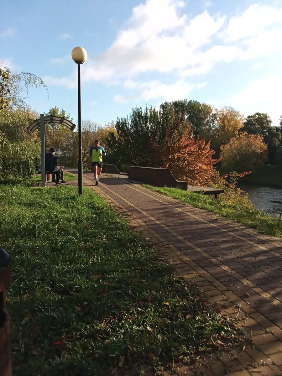 В одном из парков.