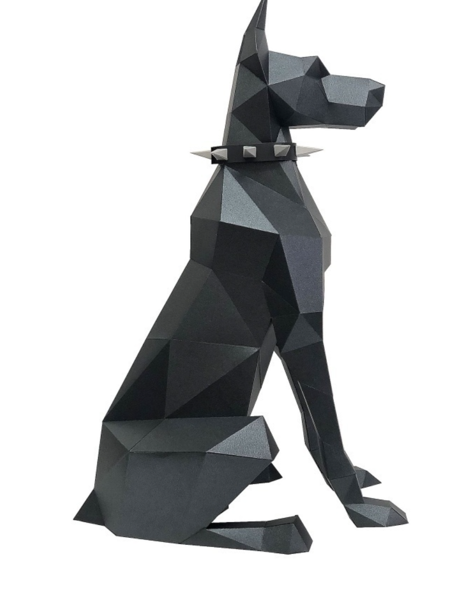 Набор оригами 3D фигура собака 