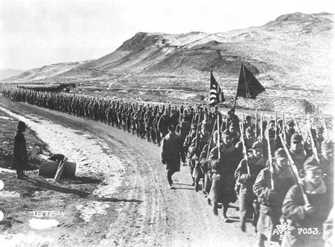  Войска США 31-го пехотного полка в России/Сибири, 1919 г. (Источник: RareHistoricalPhotos)