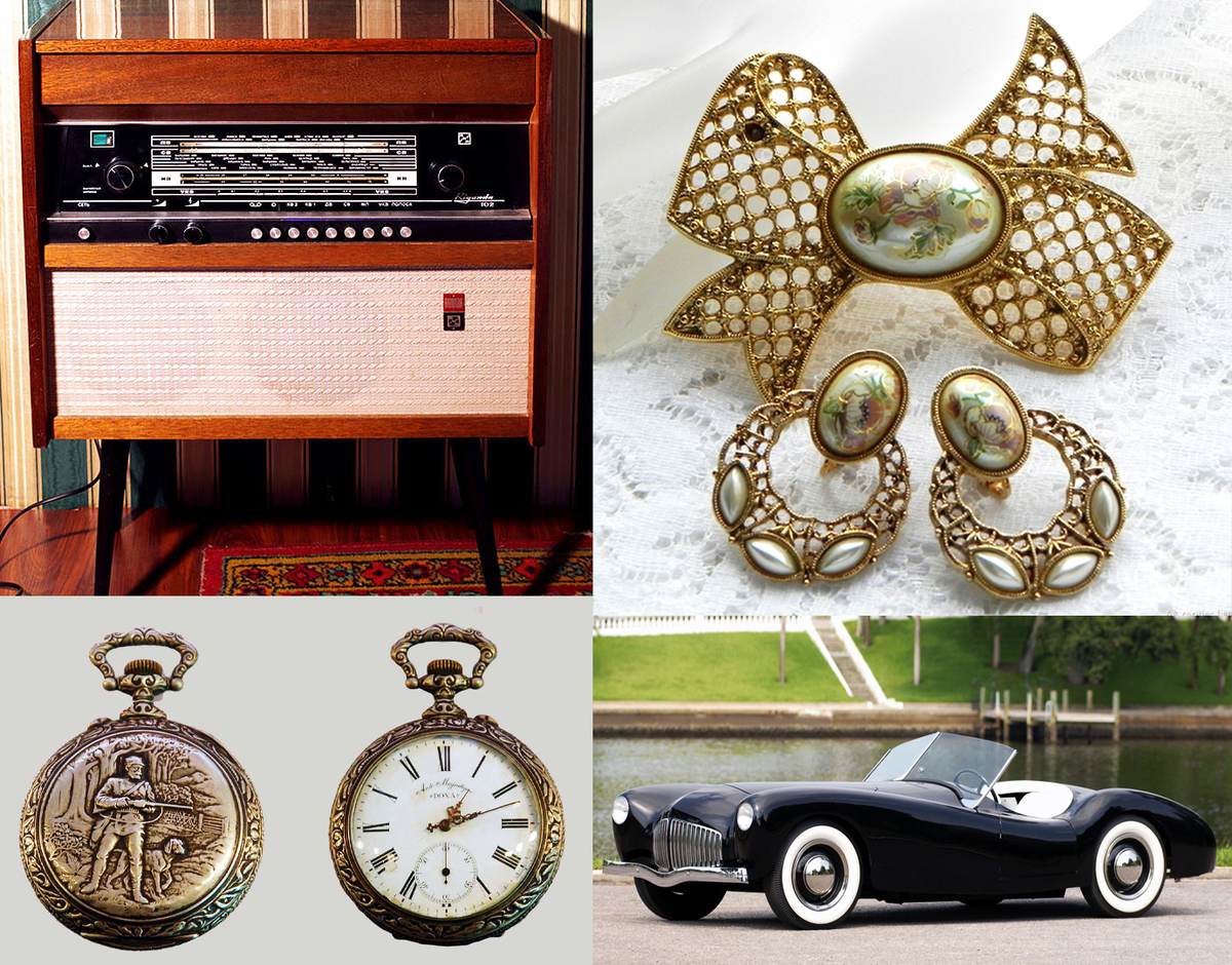 Предметы родом из прошлого: антиквариат, раритет, винтаж. Все фото взяты из интернета в иллюстративных целях.