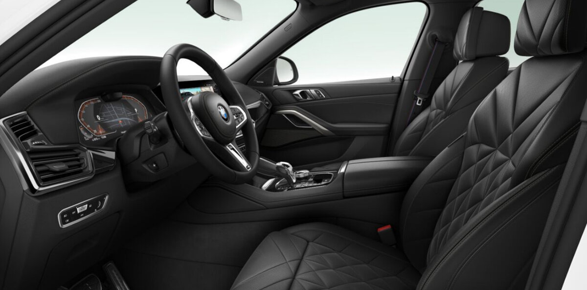 BMW X6 xDrive 30d — цвет Mineral White с доставкой и растаможкой