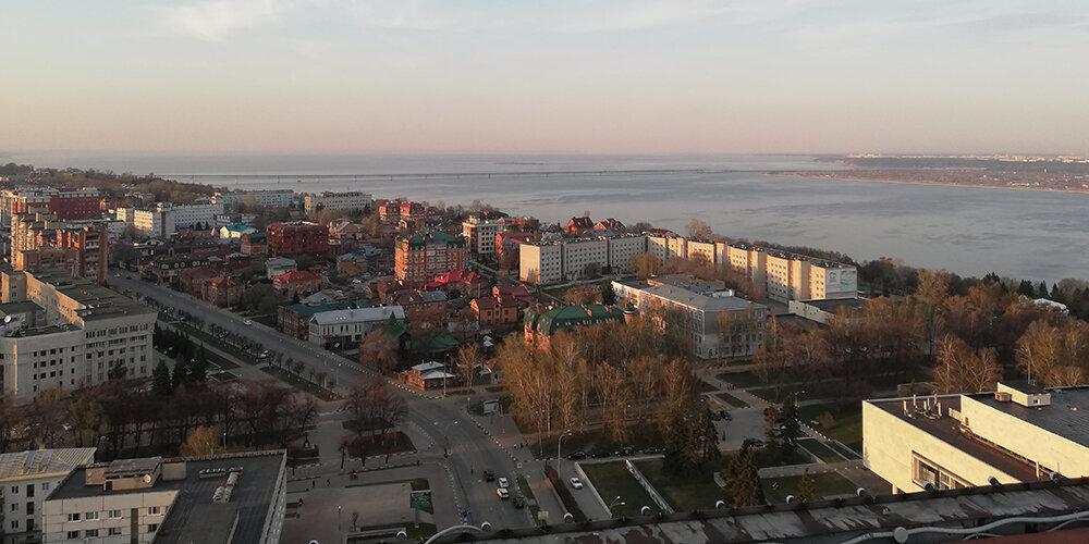 Фото сделано с крыши гостиницы "Венец"