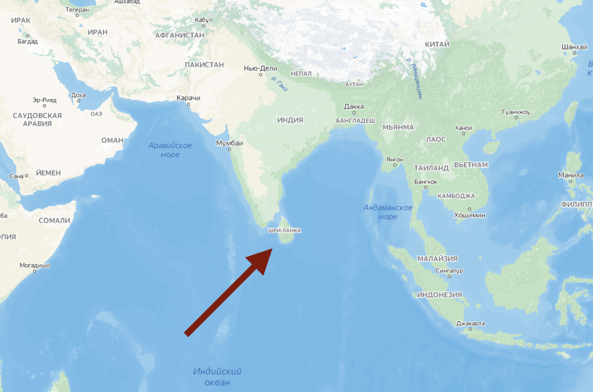 Шри-Ланка и Таиланд на карте. Шри Ланка и Тайланд на карте. Где находится шри ланка океан