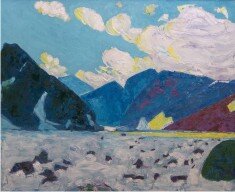 Автор картины Марина Попова. Тянь-Шань. Масло.