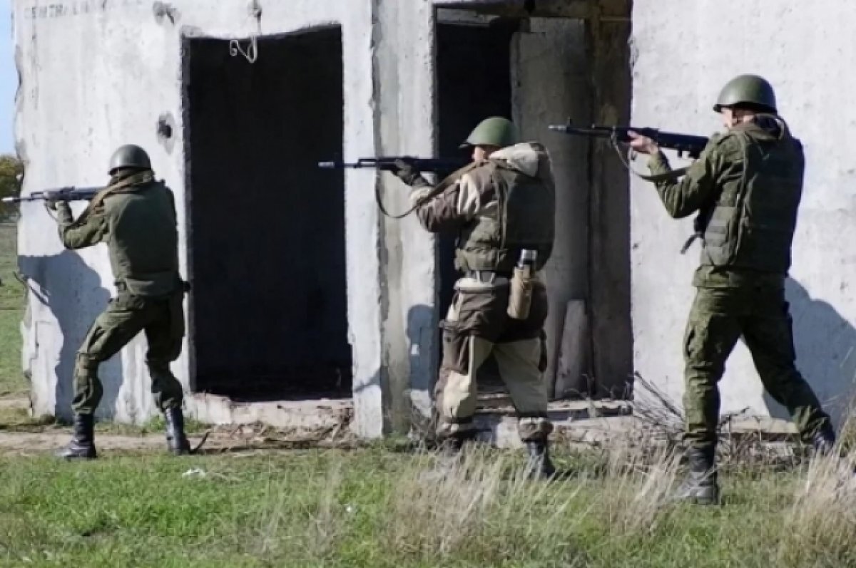    Мобилизованные освоили навыки ведения боя в городе под Волгоградом