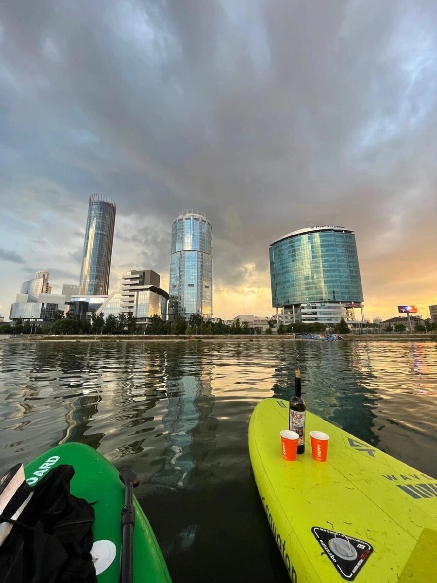 Центр Екатеринбурга с воды
