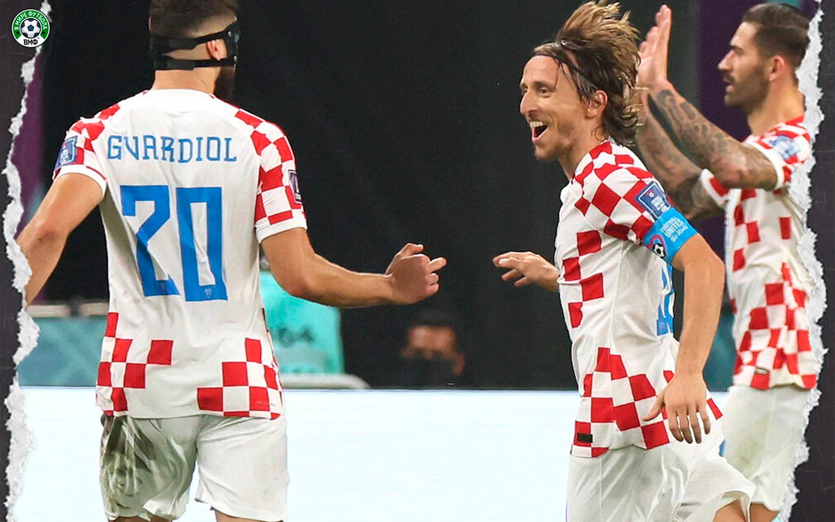 Хорватия 2:1 Марокко. Гол Гвардиола.