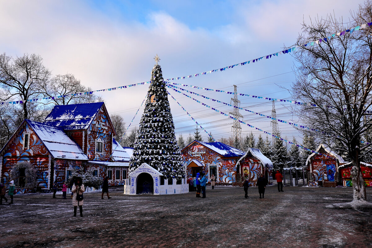 Московская Усадьба Деда Мороза в Кузьминках.