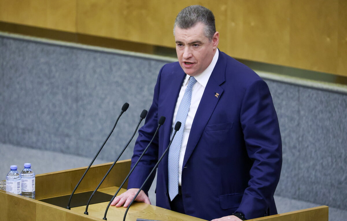    Председатель комитета Госдумы РФ по международным делам Леонид Слуцкий   Антон Новодережкин/ТАСС