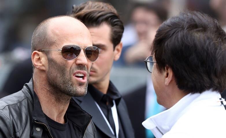 ДЖЕЙСОН СТЭТХЭМ И ДЖЕКИ ЧАН НА "24 ЧАСАХ ЛЕ-МАНА"