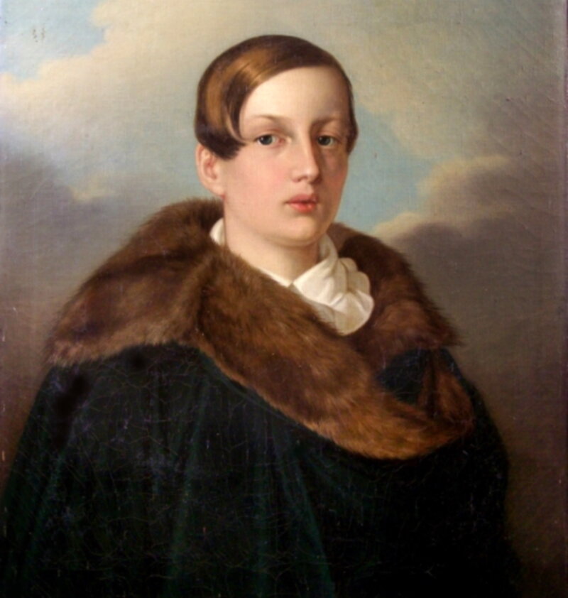 Мориц Саксен-Альтенбургский в юном возрасте