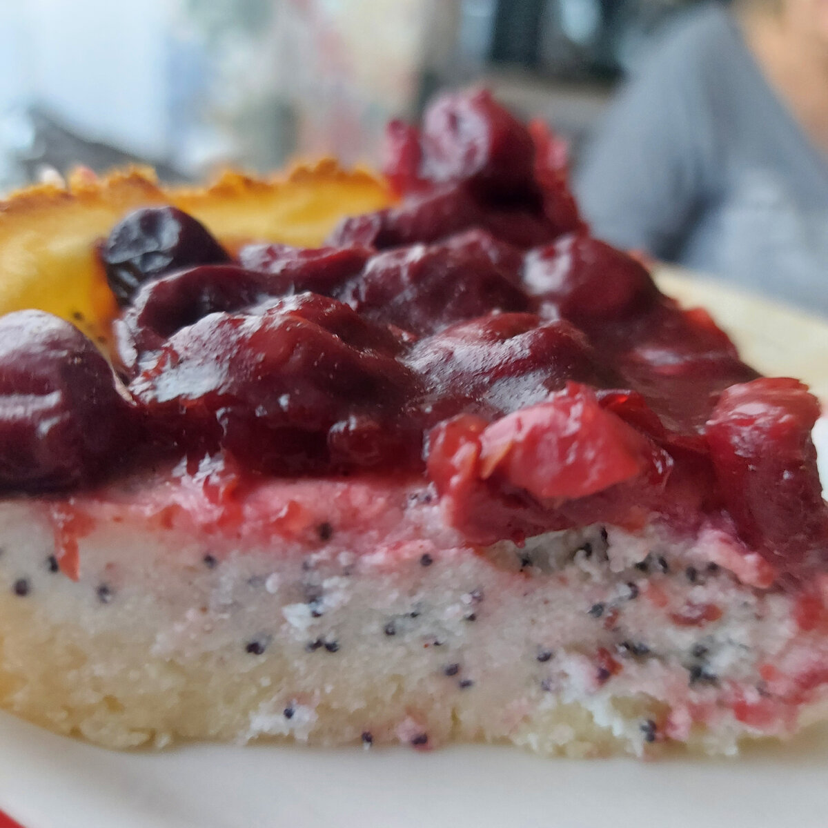 Ватрушка по рецепту Ninosita_911. Ее можно найти в телеграм или инстаграм. А рецепт ватрушки здесь https://www.instagram.com/reel/CntrnRjuTTg/?igshid=NWQ4MGE5ZTk=. Фото получившейся у меня ватрушки