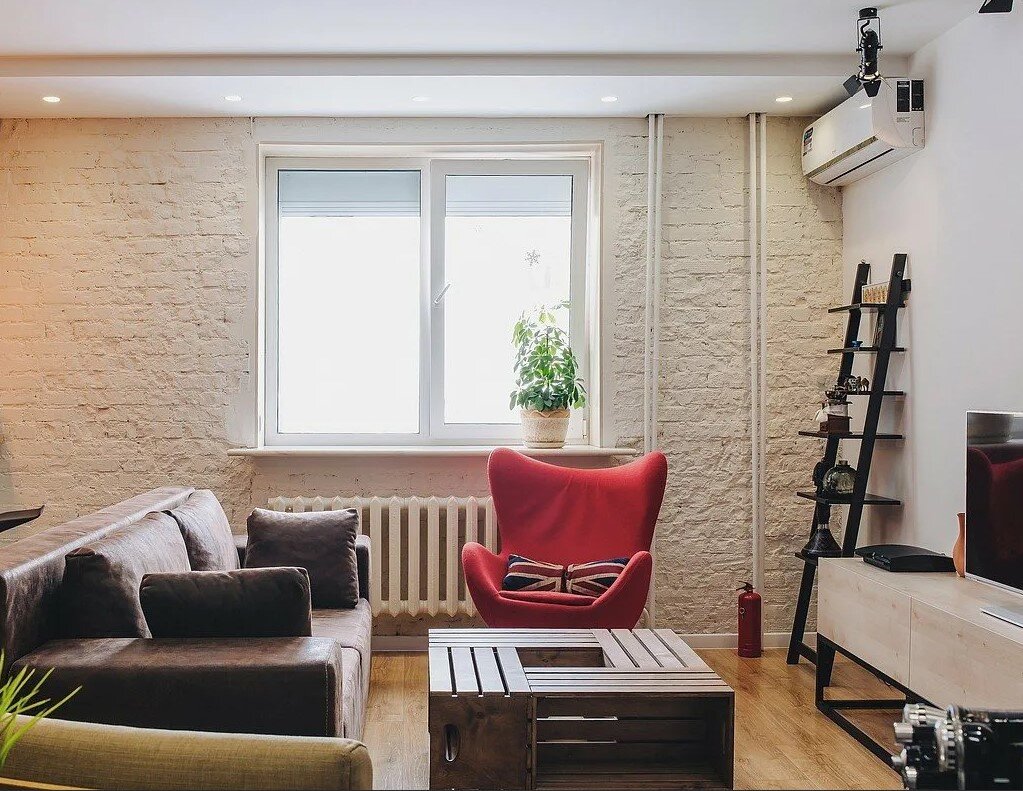 Разные варианты интерьера в стиле loft