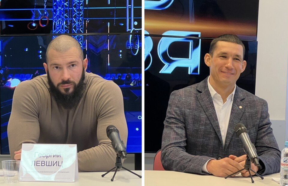     Георгий Левшиц (слева) и Роман Эминов Татьяна ПОДЪЯБЛОНСКАЯ