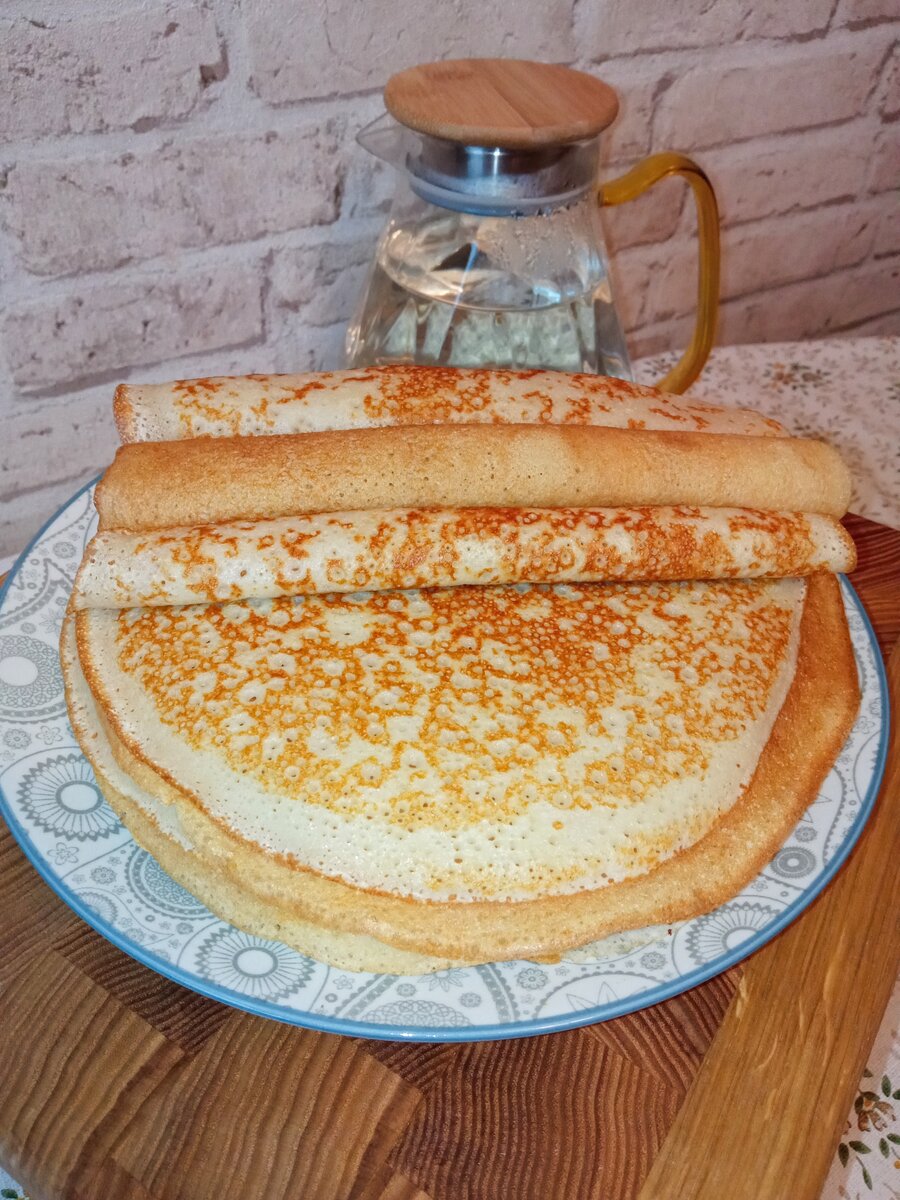 Блины на манке. Фото автора 