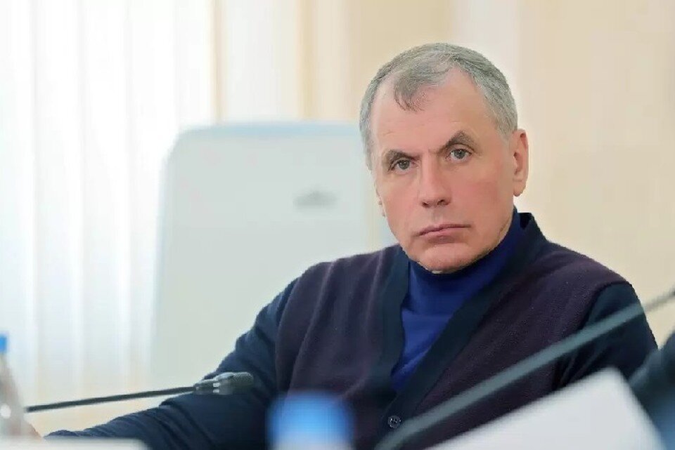     Глава парламента Крыма Владимир Константинов. Фото: ТГ