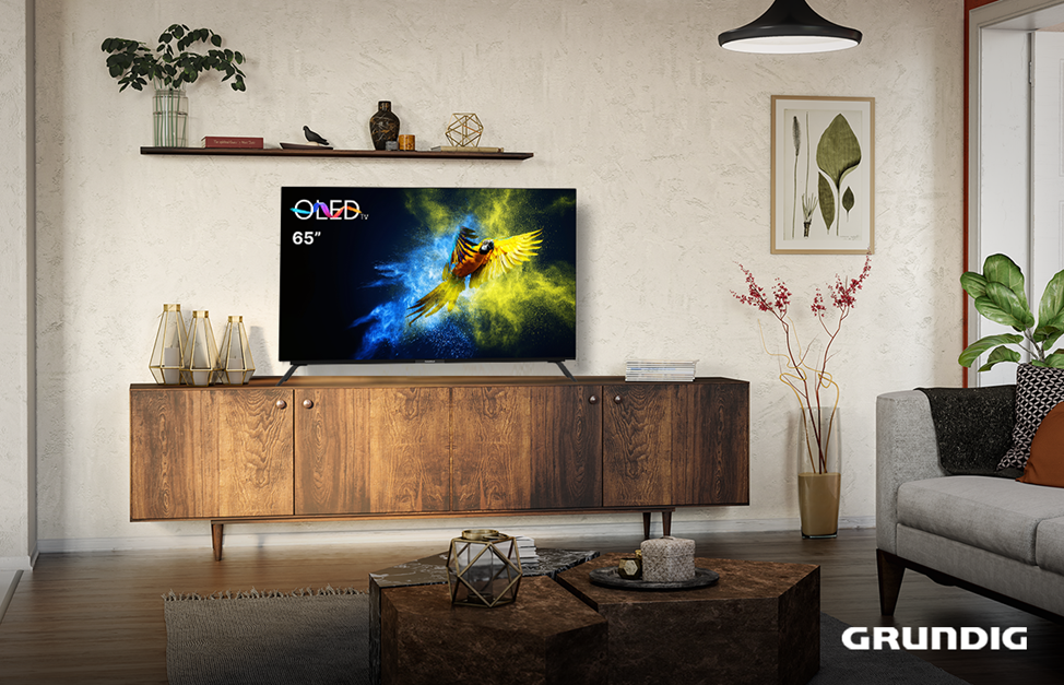 В ассортименте Grundig представлены телевизоры различных габаритов: вы точно сможете найти подходящий по размеру для себя