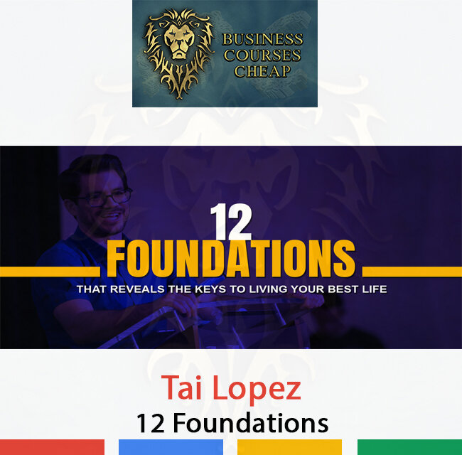TAI LOPEZ - 12 FOUNDATIONS  HI GUYS!
THANKS For Watching My Post! SELLING BUSINESS courses for CHEAP rates. Best Prices For The Best Courses! Any Proofs Greetings. HOW TO DO IT:
1. ASK Me The Price
2.
