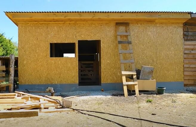 строительство сарая